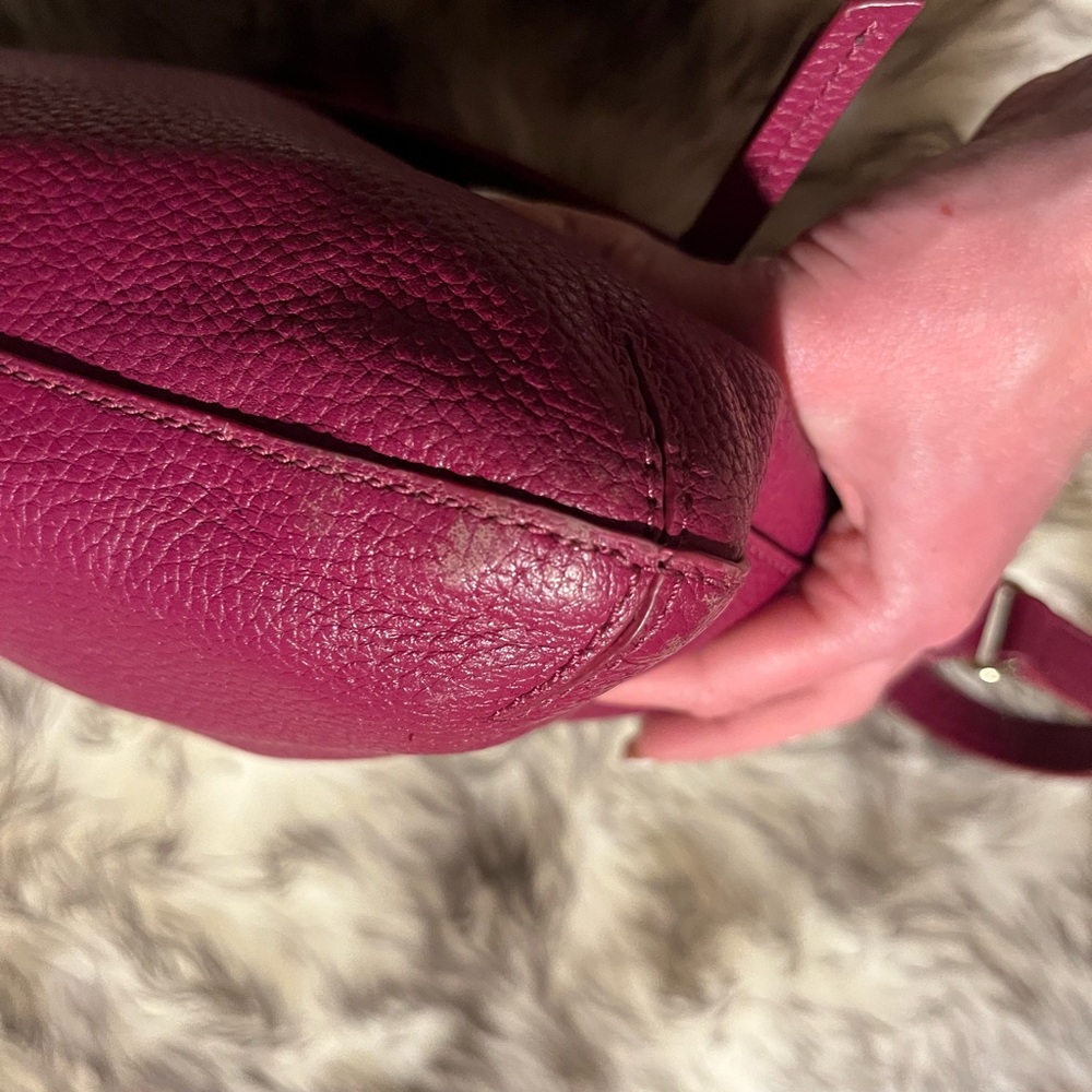 Kate Spade Raspberry Leather Crossbody Bag - Picture 5 of 7